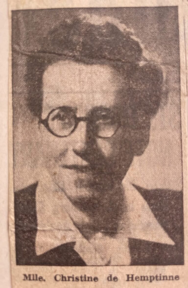 #WomensWednesday nº5 – 10th December 2025: Christine de Hemptinne (1895–1984) — Catholic Action, Gender, the Global Cold War, and the Paradoxes of Decolonization